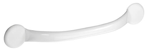 Barre d'Appui Monopoutre Droite 43cm ∅25mm Acier Blanc - GODONNIER