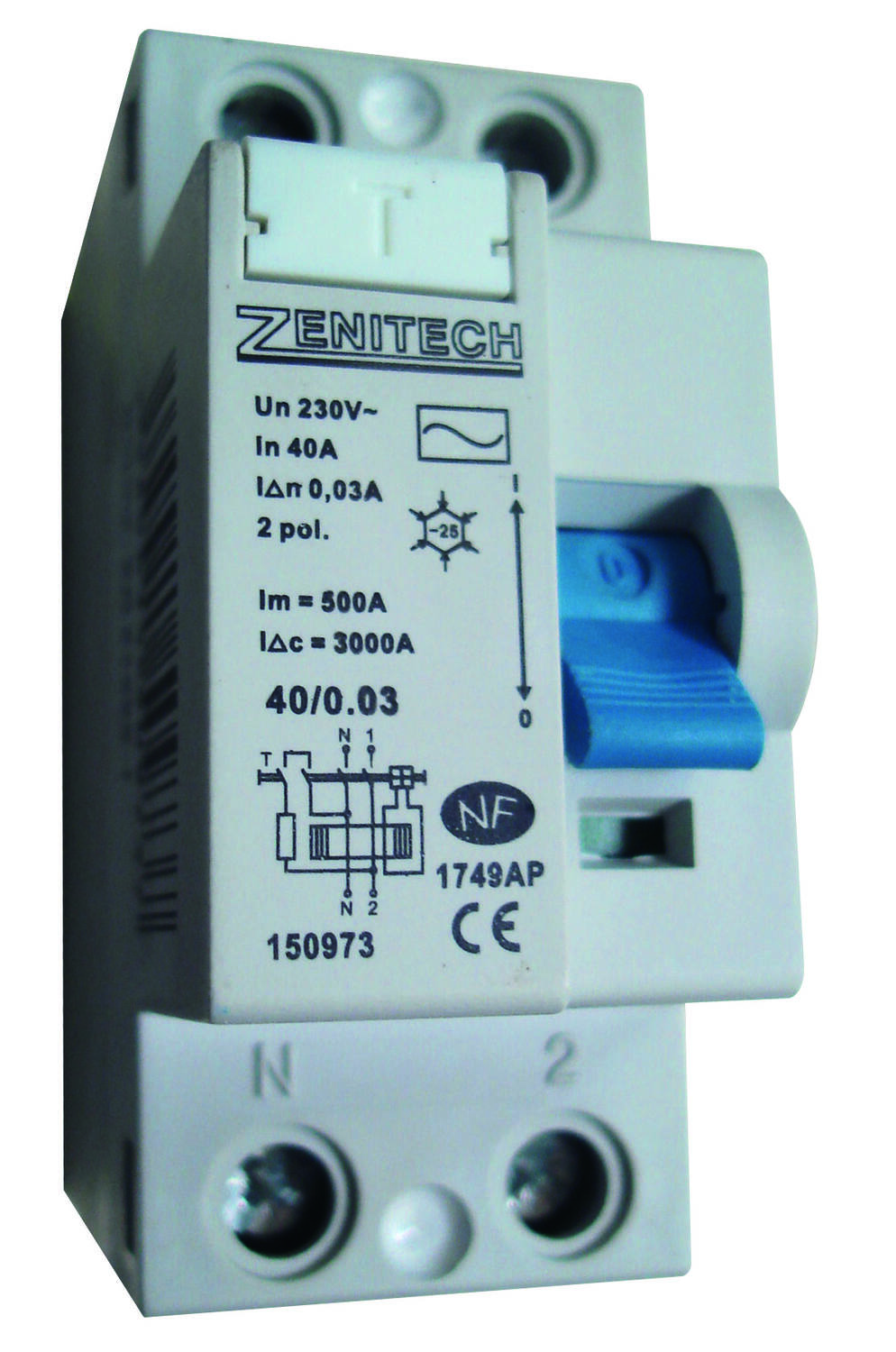 INTER.DIFF 40/2-30mA TYPE AC