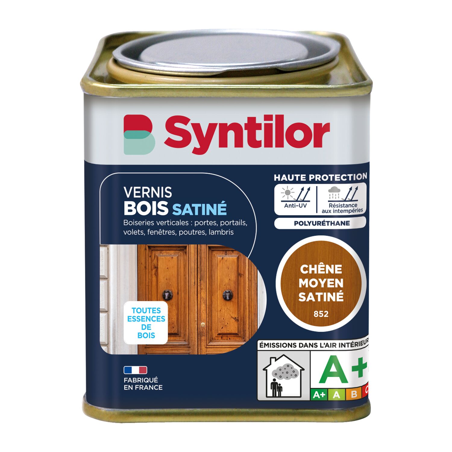 Vernis BSC satiné 0.25L chêne moyen - SYNTILOR