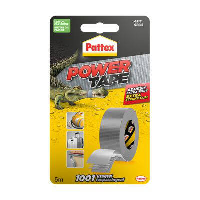Pattex adhésifs réparation power tape gris blister 5m - PATTEX