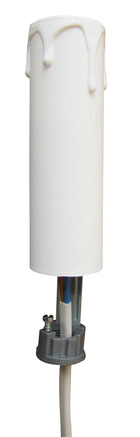 bougie + douille e14 câblée 8.5 cm - TIBELEC