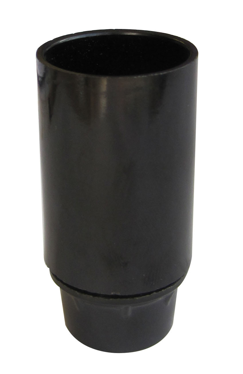 Douille E14 bakélite lisse noire - TIBELEC