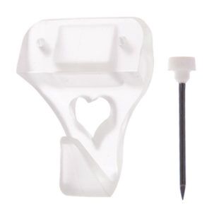 4 crochets résine transparents n° 3 pour tableaux et cadres - LE CROCHET FRANCAIS