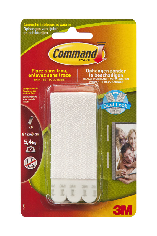 Languettes de fixation spécial encadrement cadres fin blanches - GPI