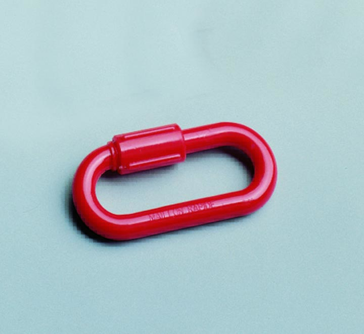 1 maillon rapide diamètre 6 mm rouge sous skin pack - NOVAP