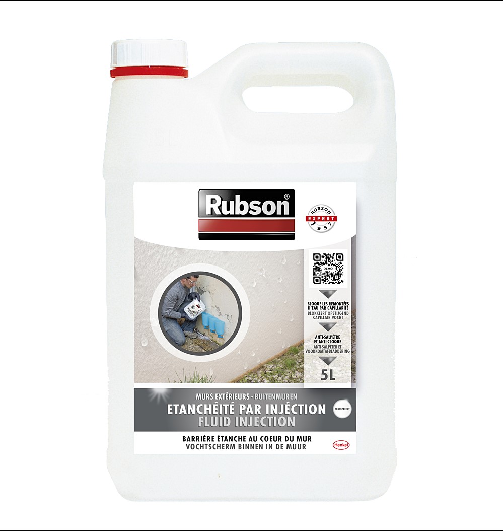 RUBSON Murs extérieurs Etanchéité par injection Bidon 5l