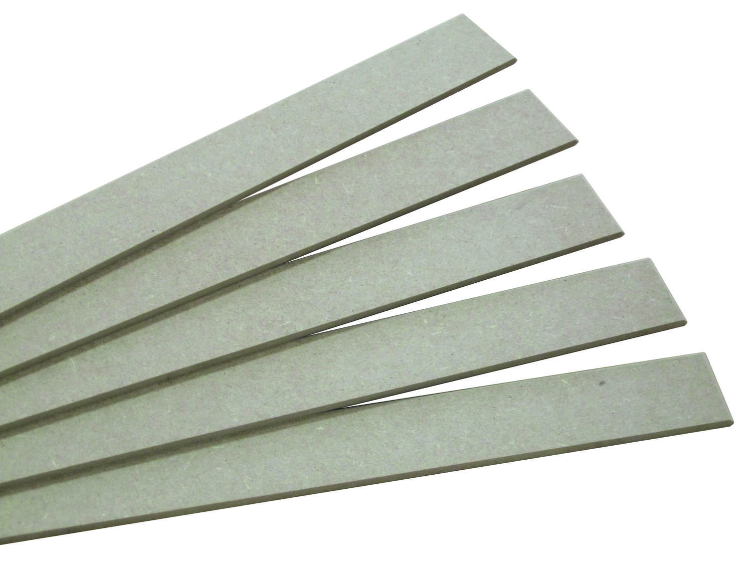 lot de 5 plinthes bord rond en mdf