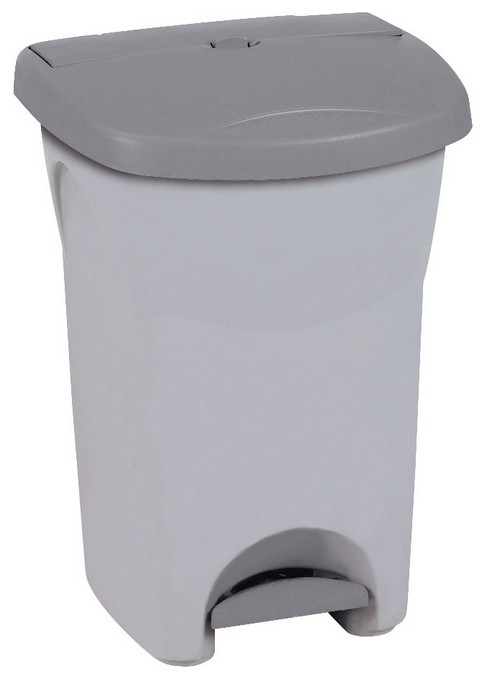 Poubelle Eureka à pédale - 30L - 33,5 x 30 x 47,5cm - ALLIBERT