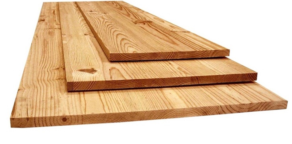 Tablette intérieure en pin Eliot 200x50x1,8cm