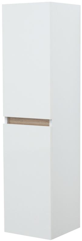 Colonne Salle de bain Tempo 30x30x120cm 2 portes Blanc