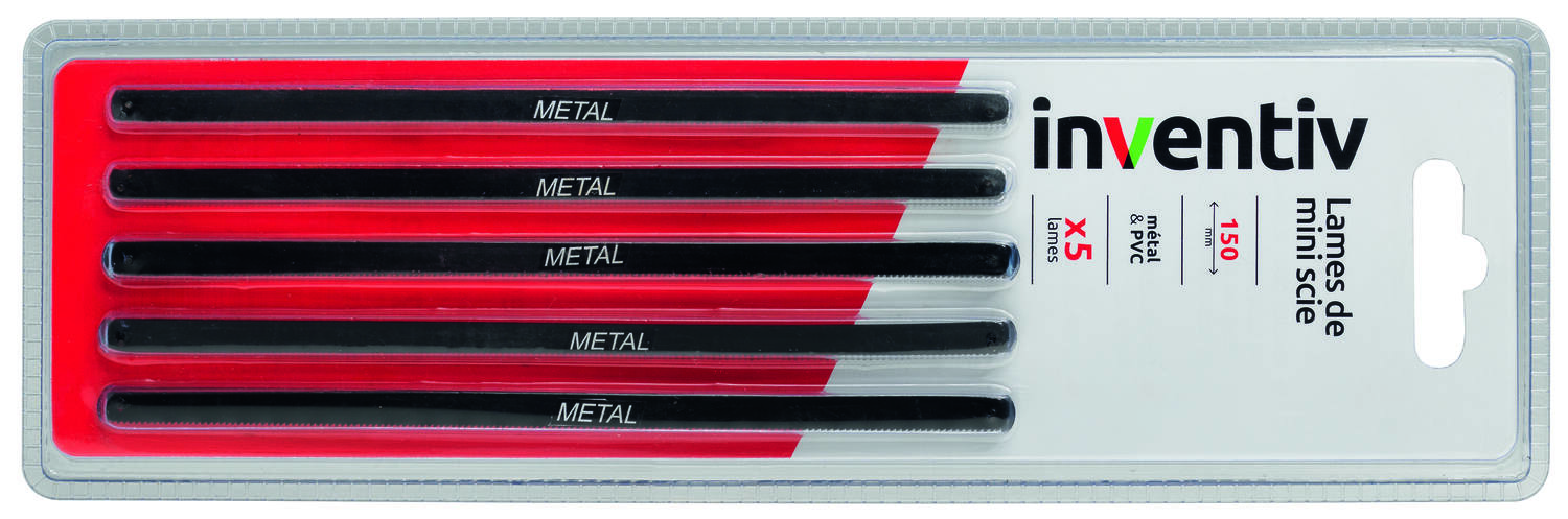 Lames métal pour mini scie - INVENTIV