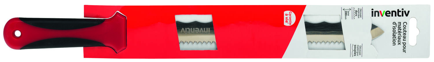 Couteau laine de verre et minerale 415mm - INVENTIV