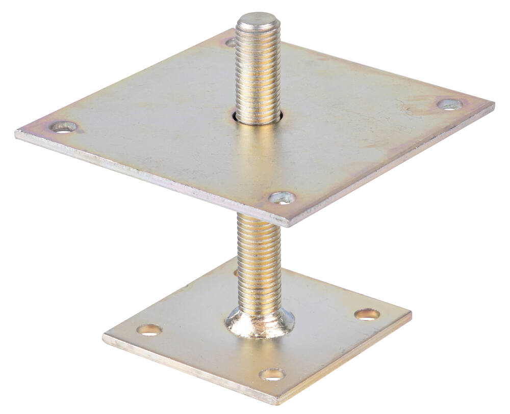 Pied de poteau 150x5mm Ø11mm 8 trous - ALBERTS