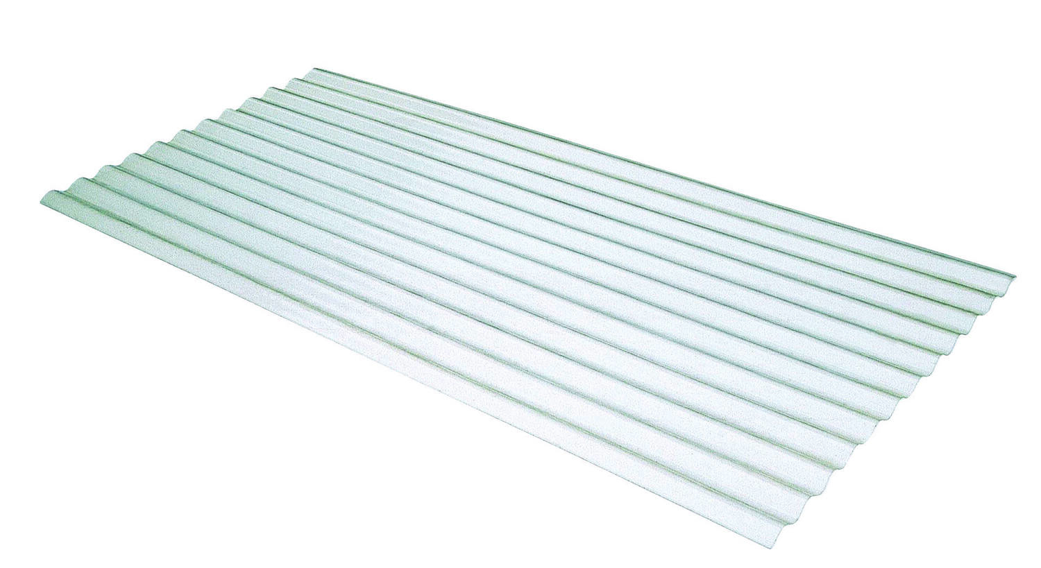 Plaque ondulée po76/18 polyester 2x0.9m