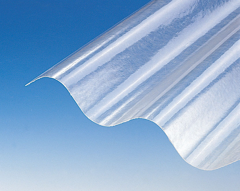 Plaque Ondulée Polyester Grandes Ondes L.1,52xL.0,92m