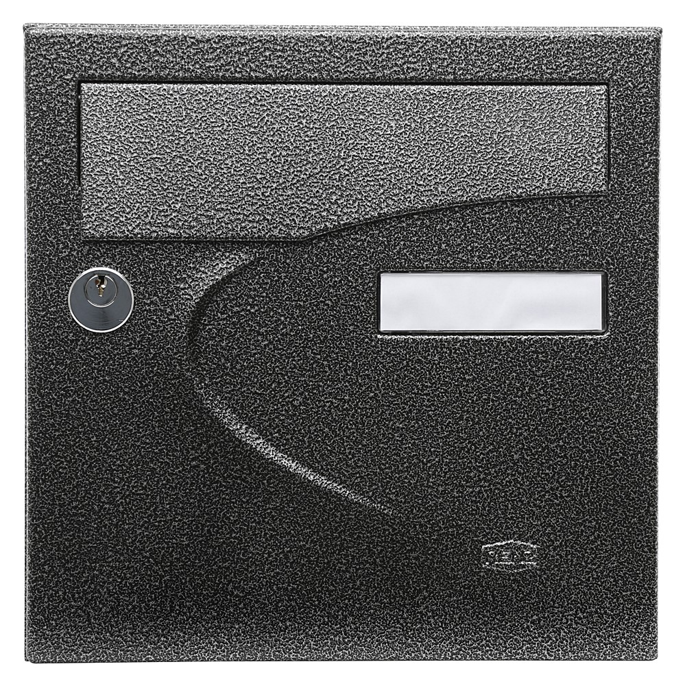 Boîte aux lettres normalisée préférence 1 porte noir décor - RENZ
