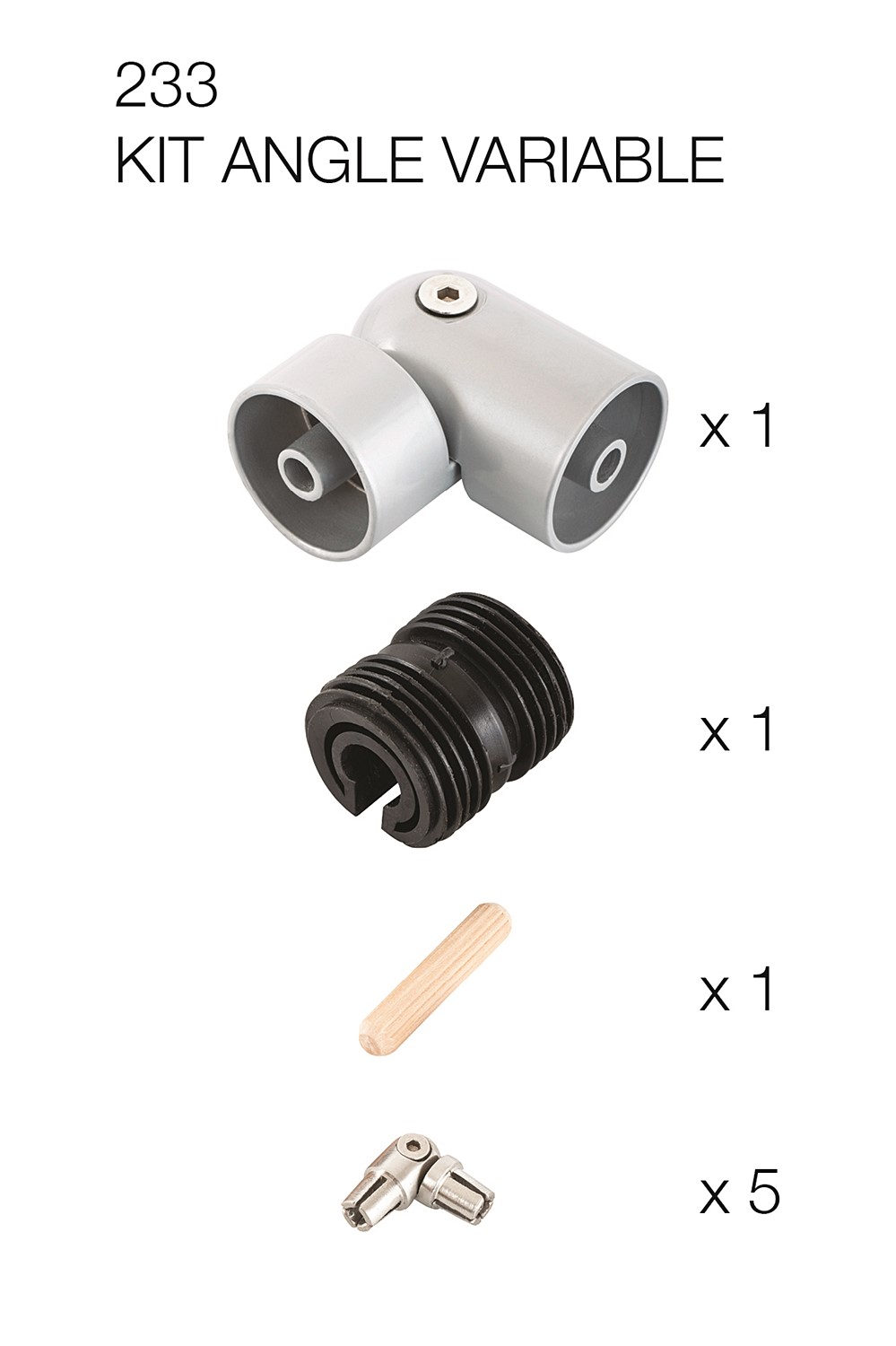 Pack rambarde angle variable smartline - BURGER