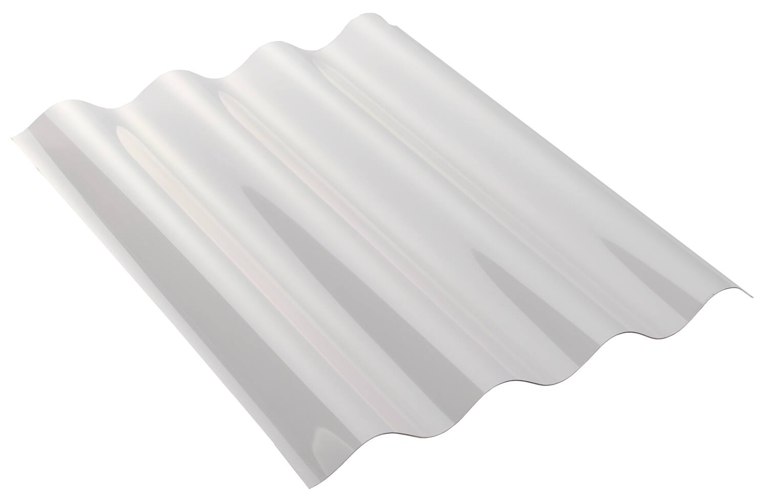 Plaque ondulée en polycarbonate PO 2 X 0.90