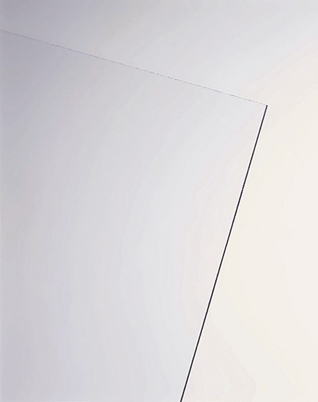 Plaque de verre synthétique lisse en acrylique 1m x 2m - ONDULINE