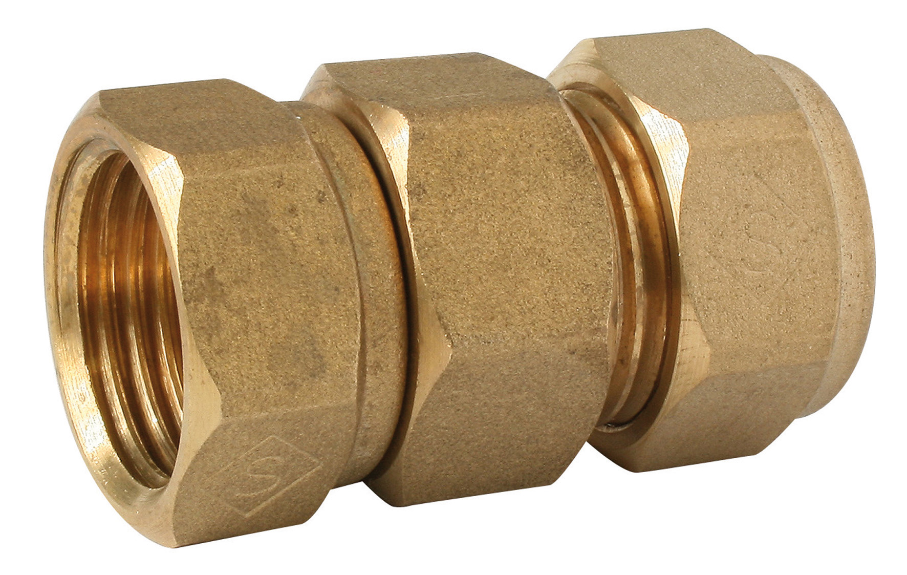 Raccord à compression écrou tournant 15/21 - PER 13x16