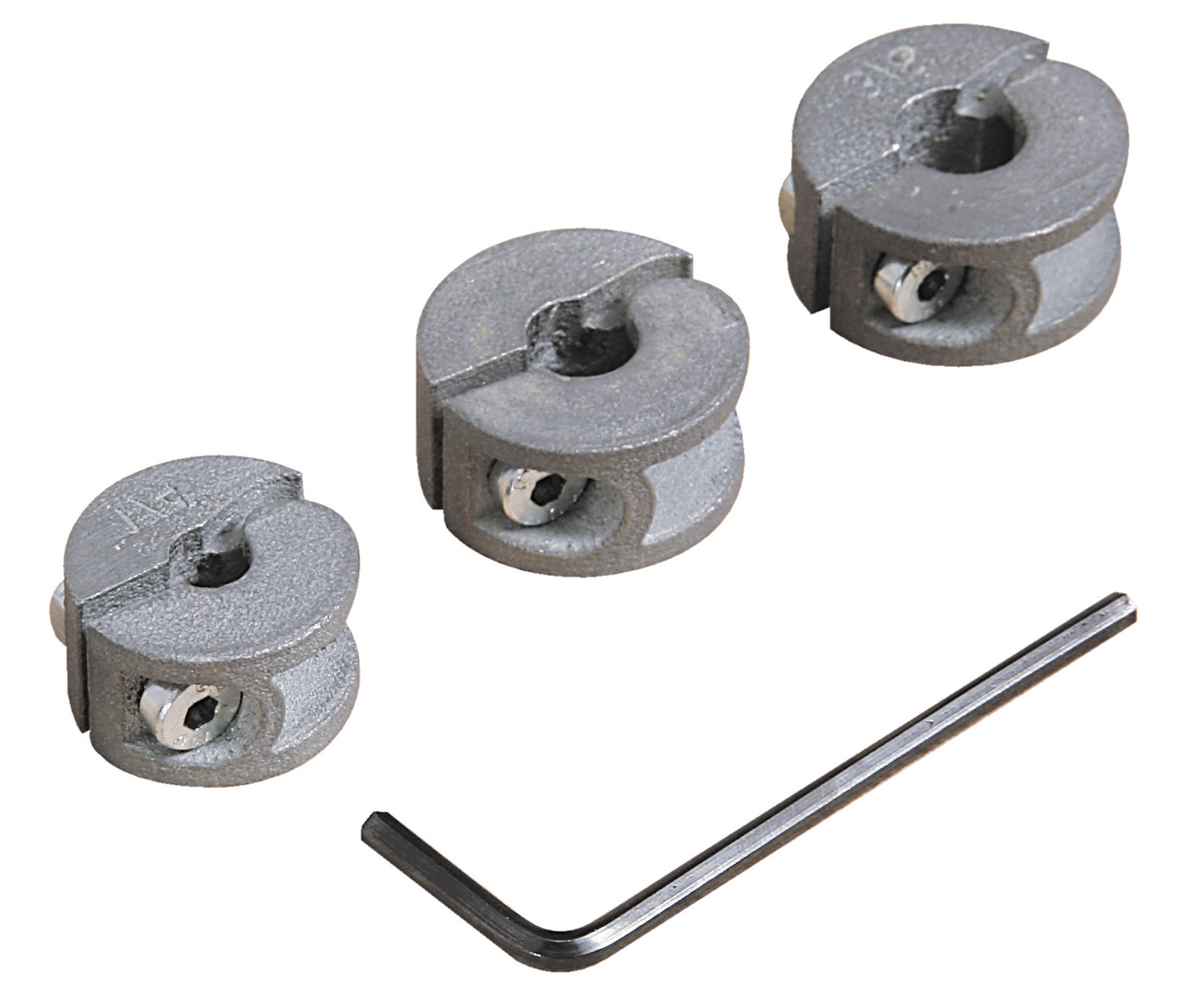 3 Butées de profondeur ø 6, 8, 10 mm pour forets à chevilles - WOLFCRAFT