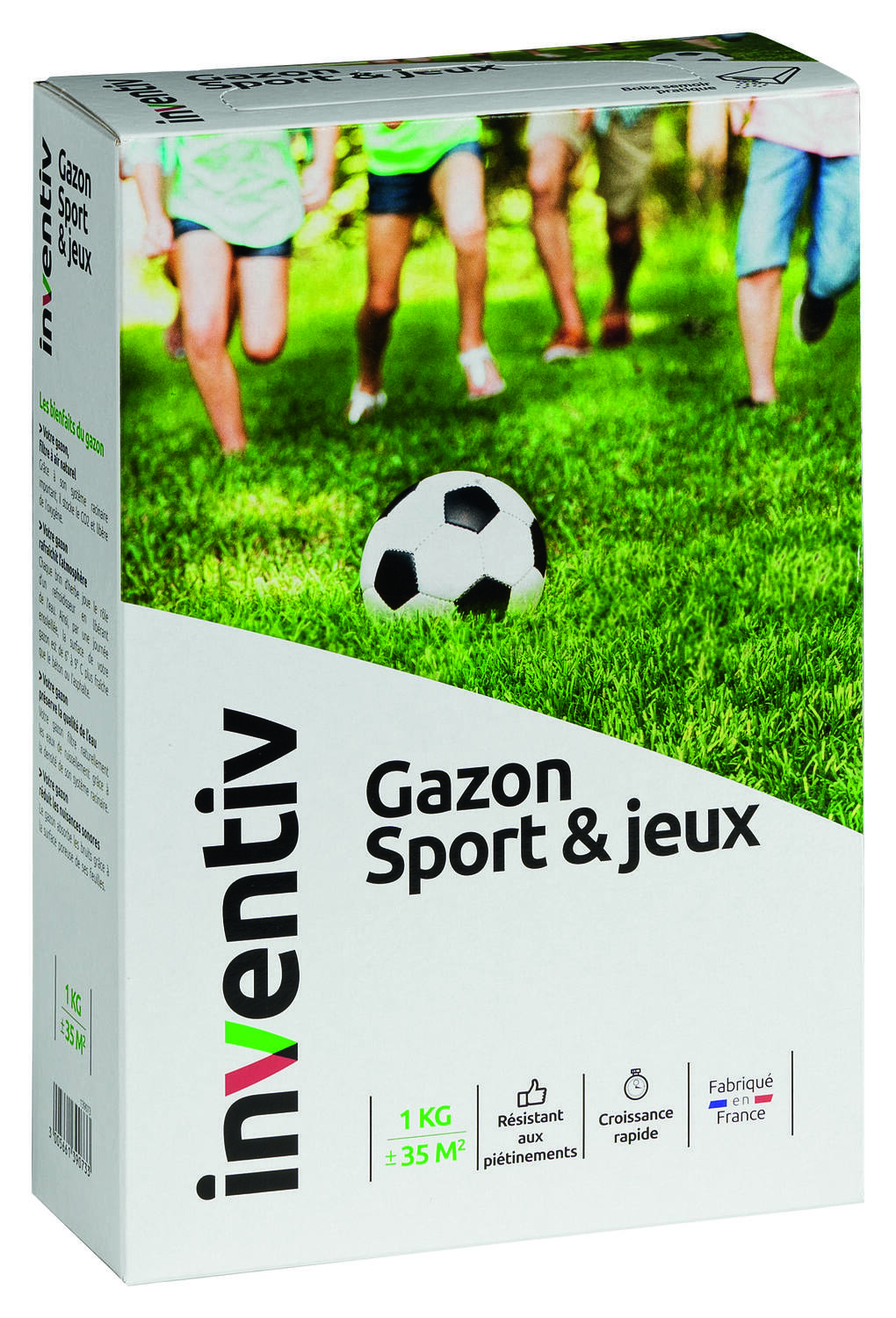 Gazon Spécial Sport et Jeux 1kg - INVENTIV