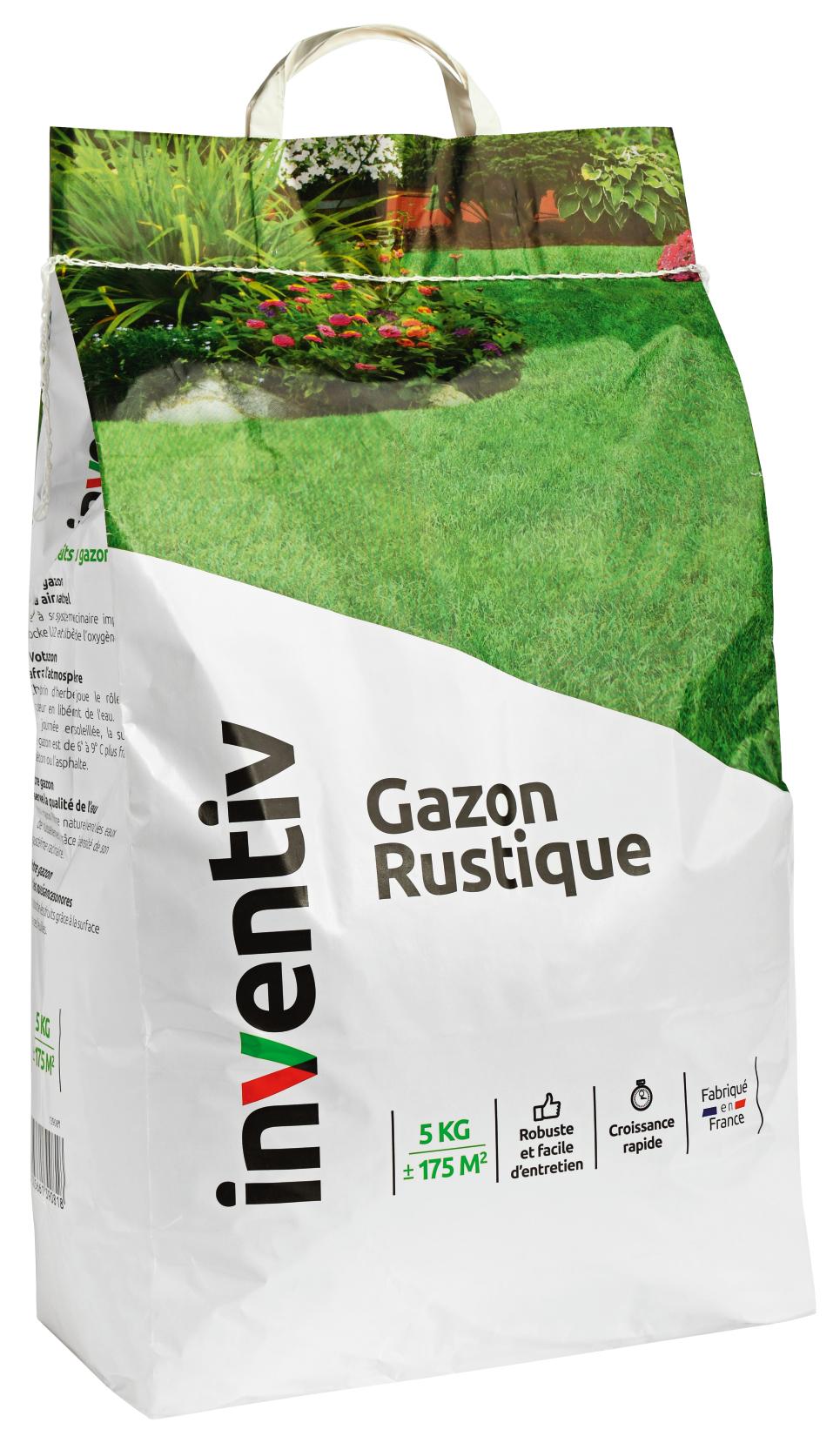 Semences Gazon Rustique 5kg - INVENTIV