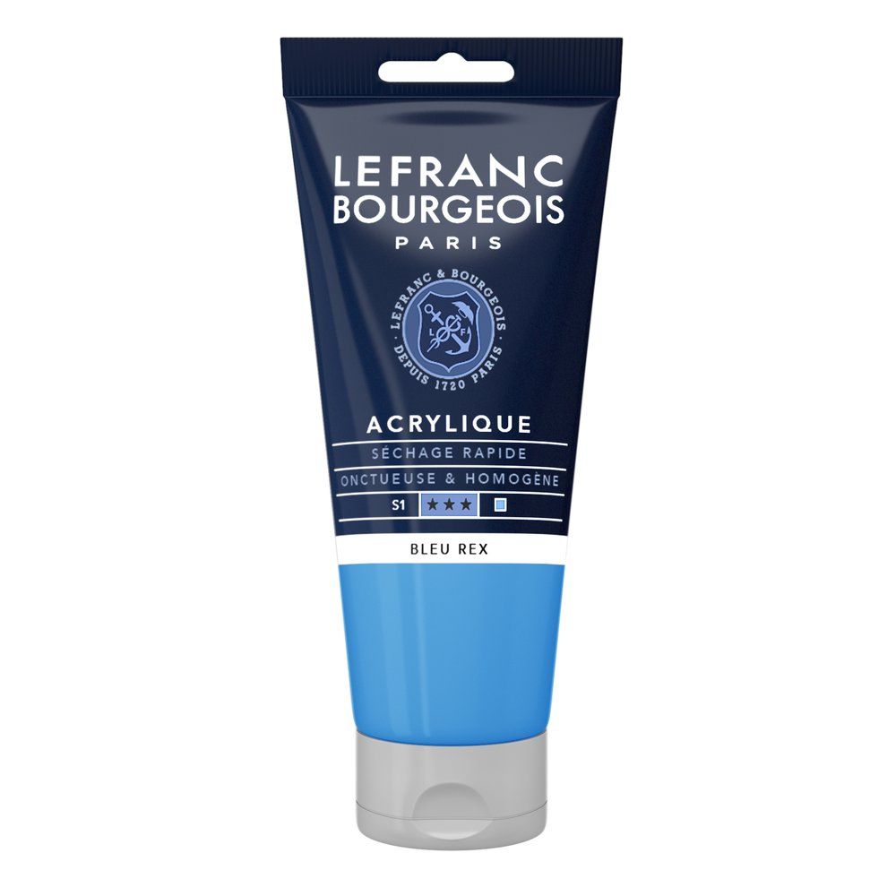 Acrylique Fine Bleu rex 80 ml - LEFRANC BOURGEOIS