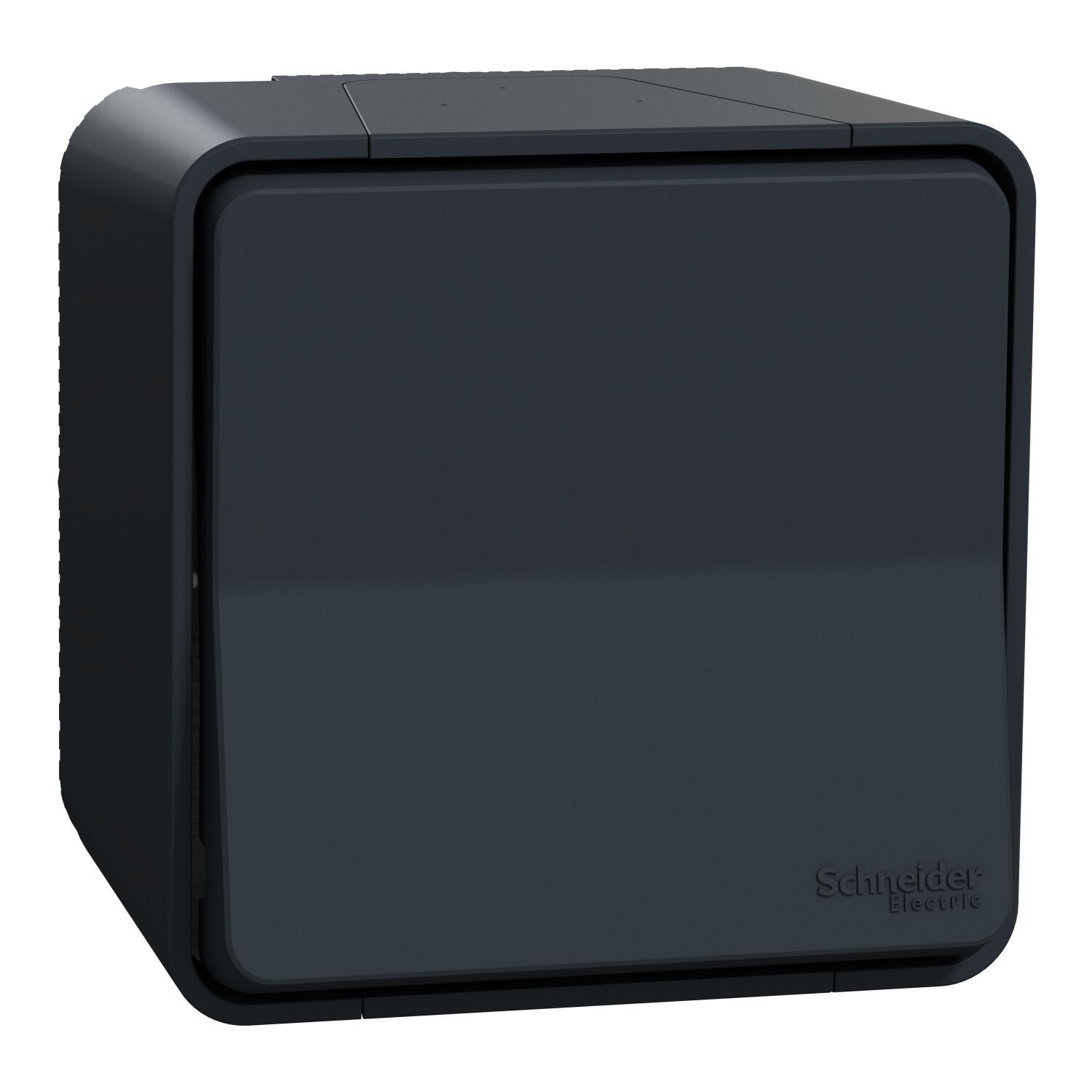 Poussoir étanche saillie complet Mureva Styl anthracite - SCHNEIDER ELECTRIC