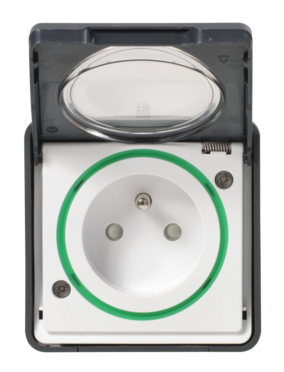 Prise étanche saillie complet Mureva Styl anthracite - SCHNEIDER ELECTRIC