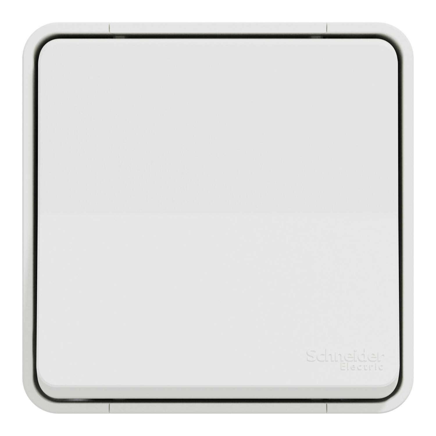 Poussoir étanche saillie complet Mureva Styl blanc - SCHNEIDER ELECTRIC