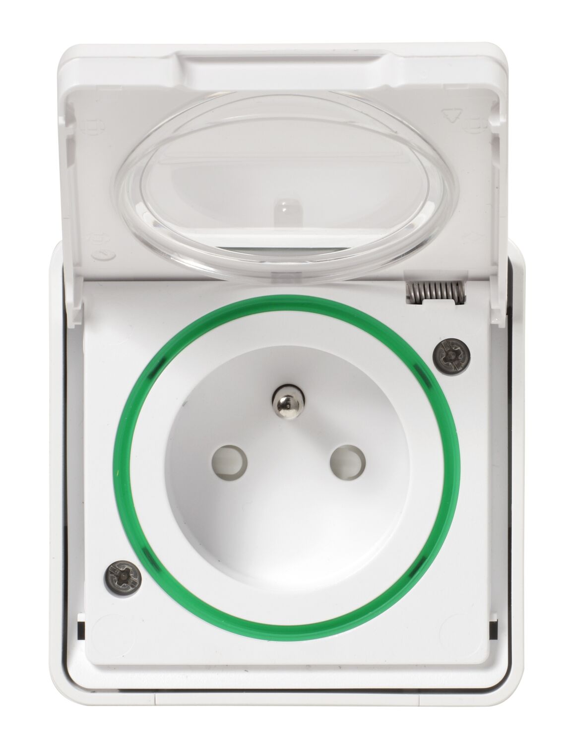 Prise étanche saillie complet Mureva Styl blanc - SCHNEIDER ELECTRIC