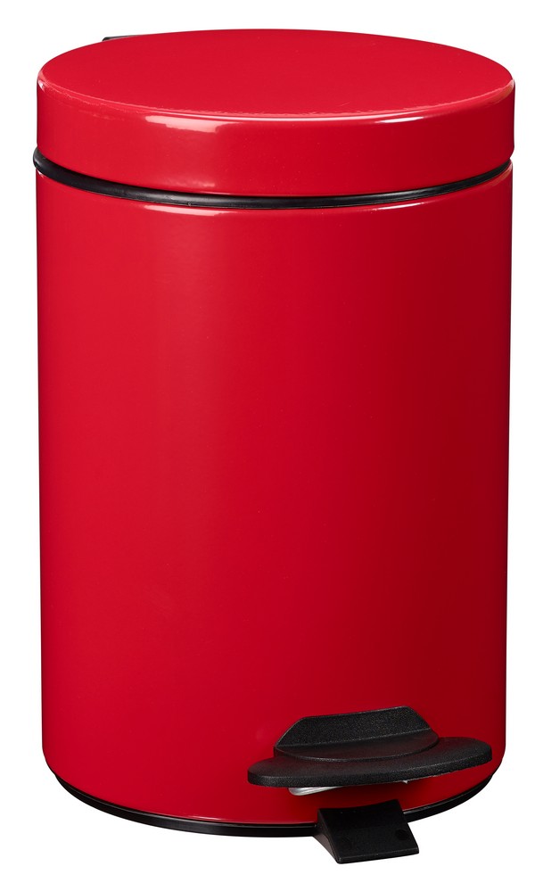 Poubelle cyjeu 3l rouge framboise