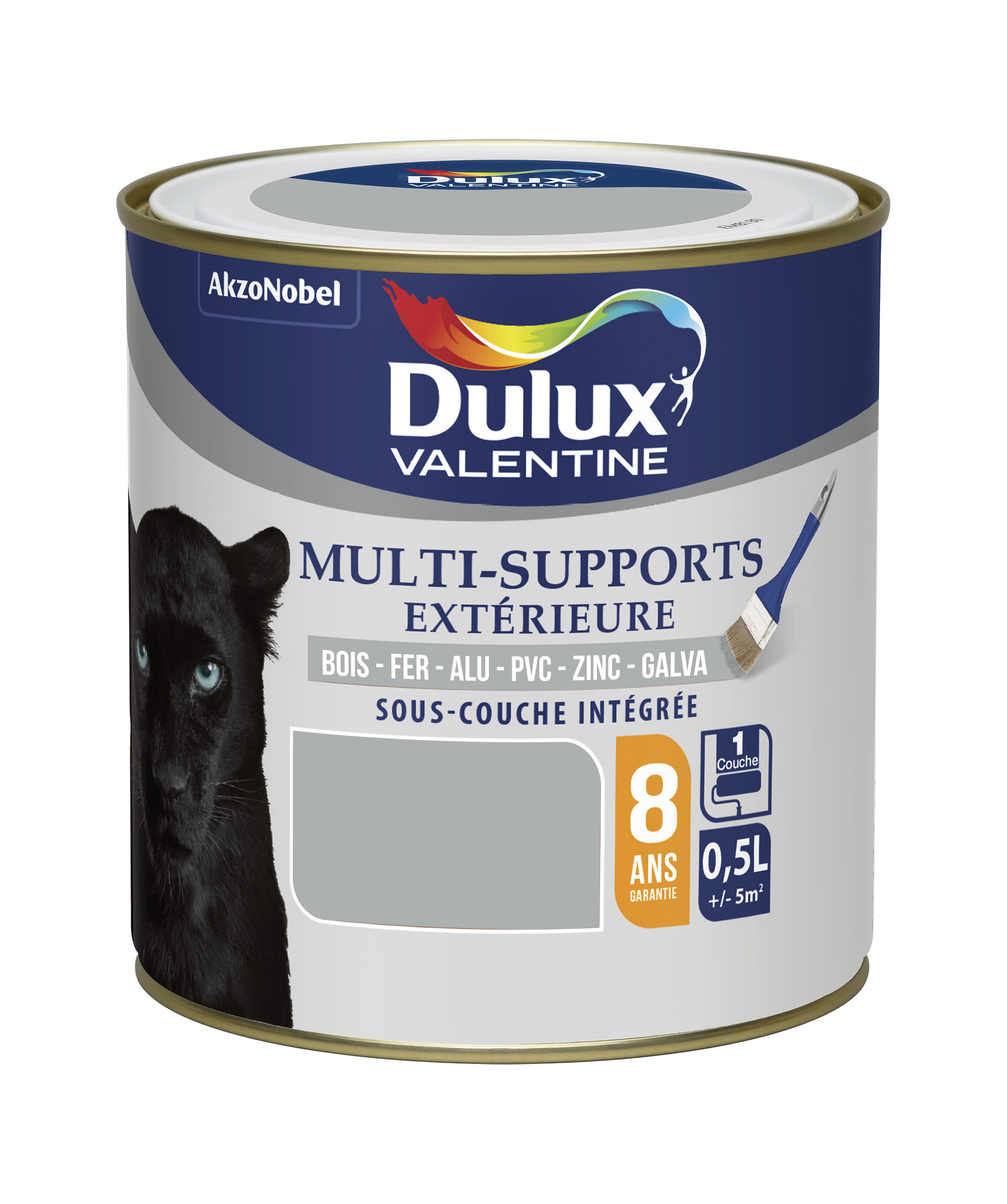 Peinture multisupport extérieure 0,5L Gris Franc