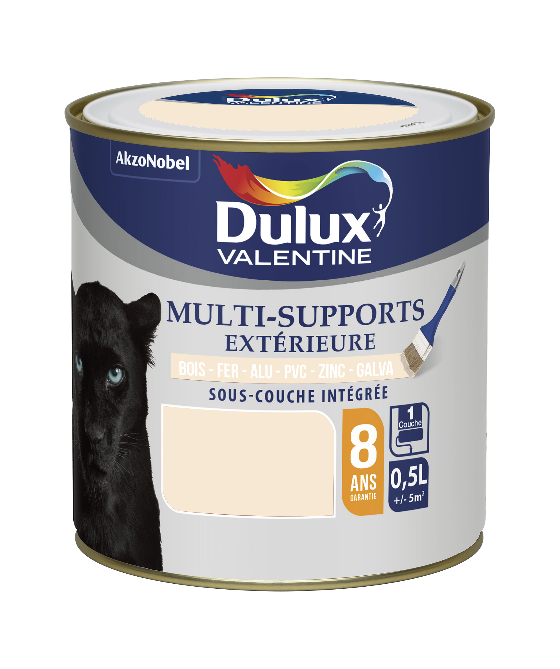Peinture multisupport extérieure 0,5L Blanc Cassé