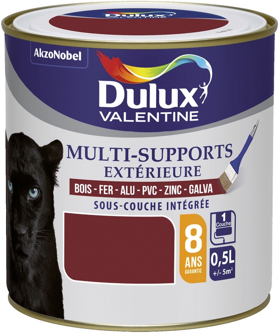 Peinture multisupport extérieure 0,5L Rouge Basque