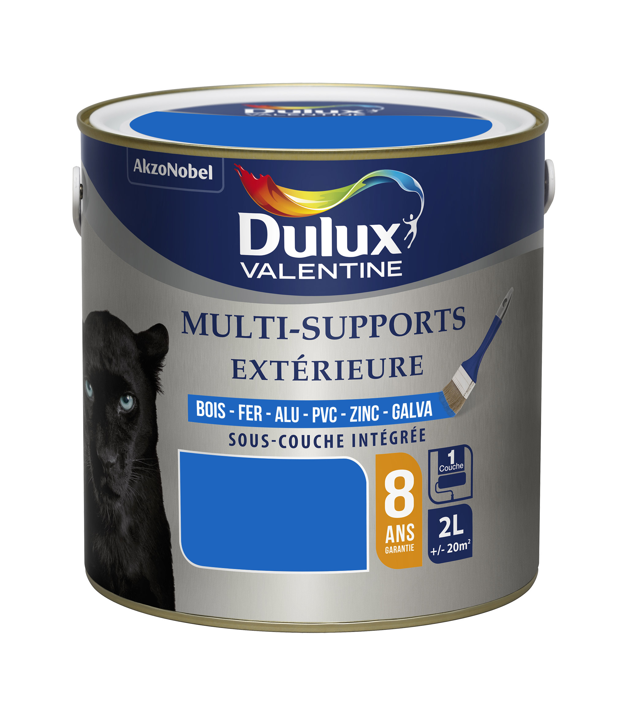 Peinture multisupport extérieure 2L Bleu Breton