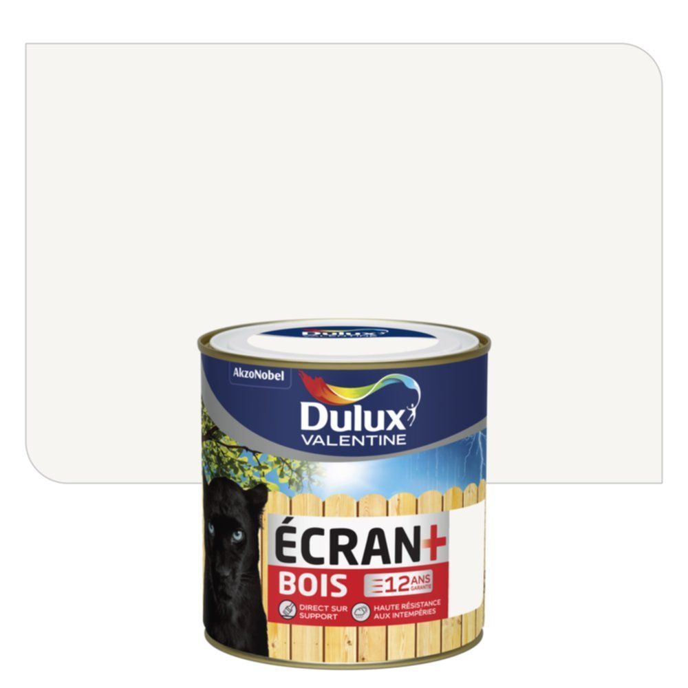 Peinture Écran+ Bois Aspect Satin Base White 0,5L - DULUX VALENTINE