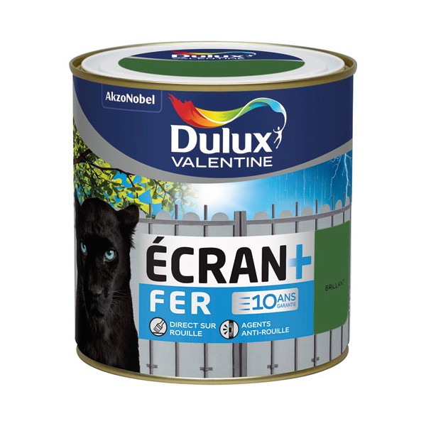 Peinture Ecran + Fer Brillant 0,5L Vert Véranda