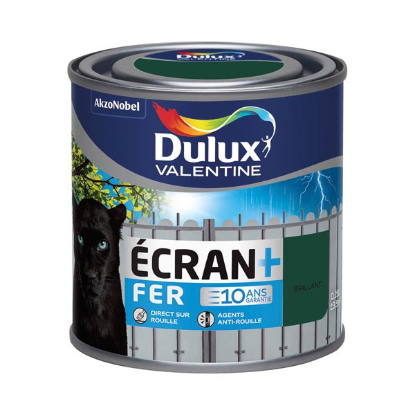 Peinture Ecran + Fer Brillant 0,25L Vert Basque