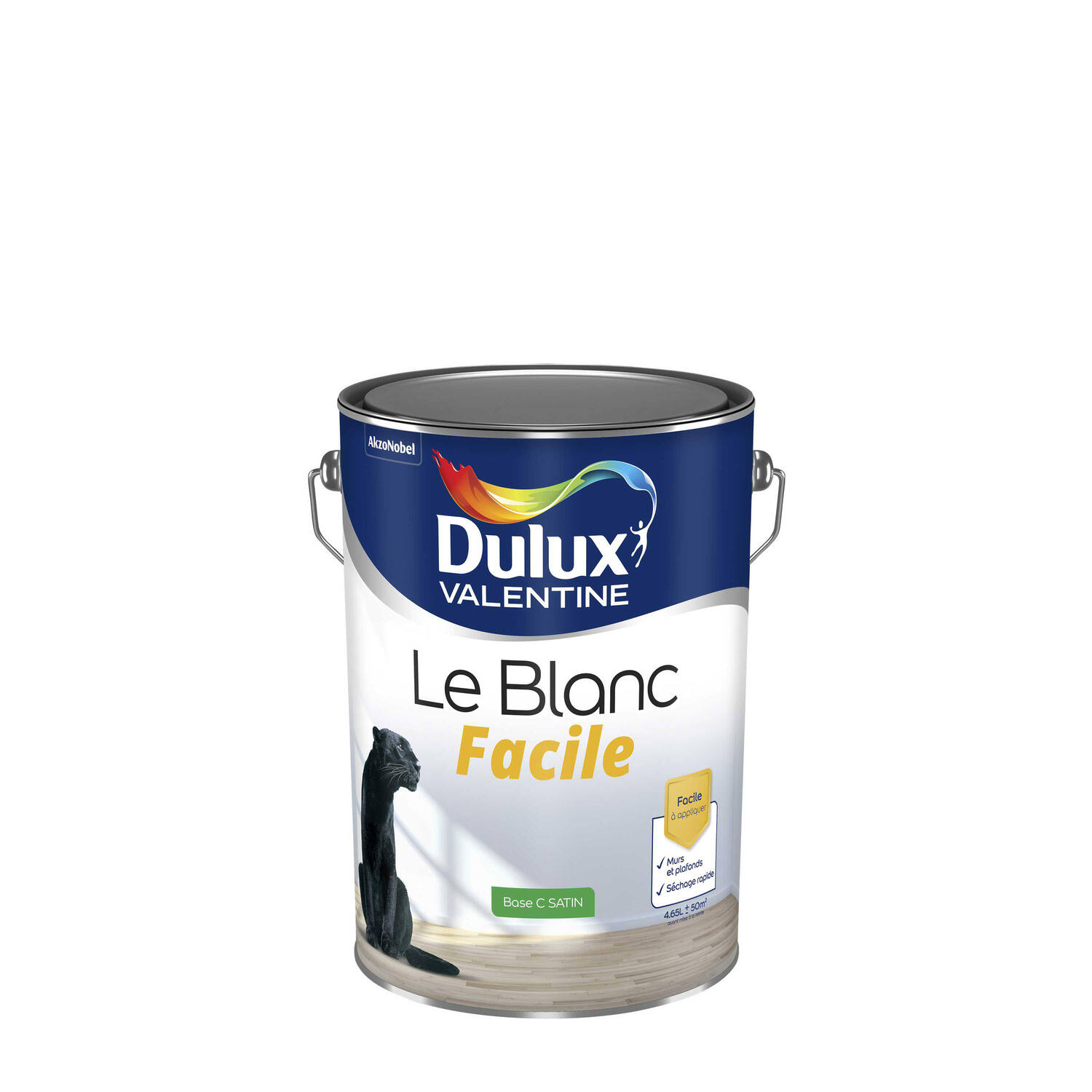 Peinture Le Blanc Facile Satin Base Clear 5L - DULUX VALENTINE