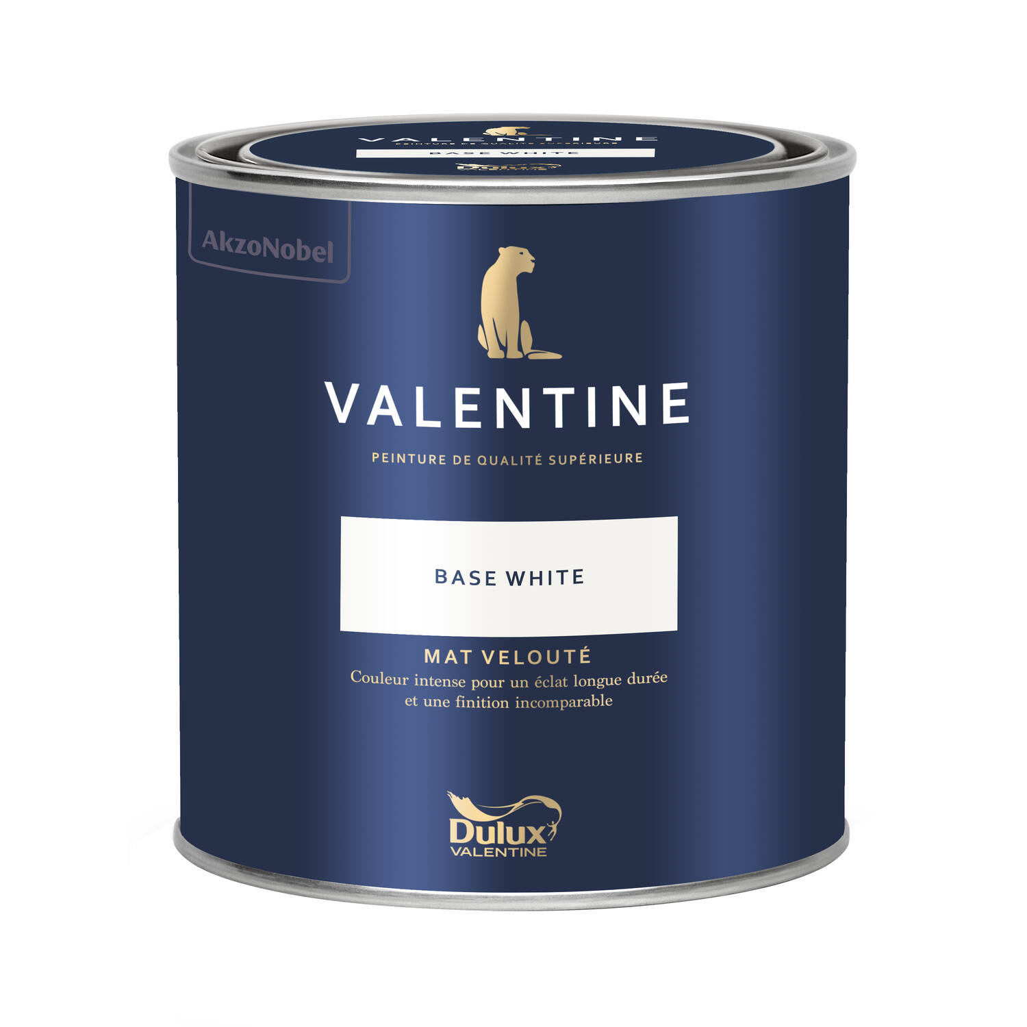Peinture Valentine Mat Velouté Base White 0,5L - DULUX  VALENTINE