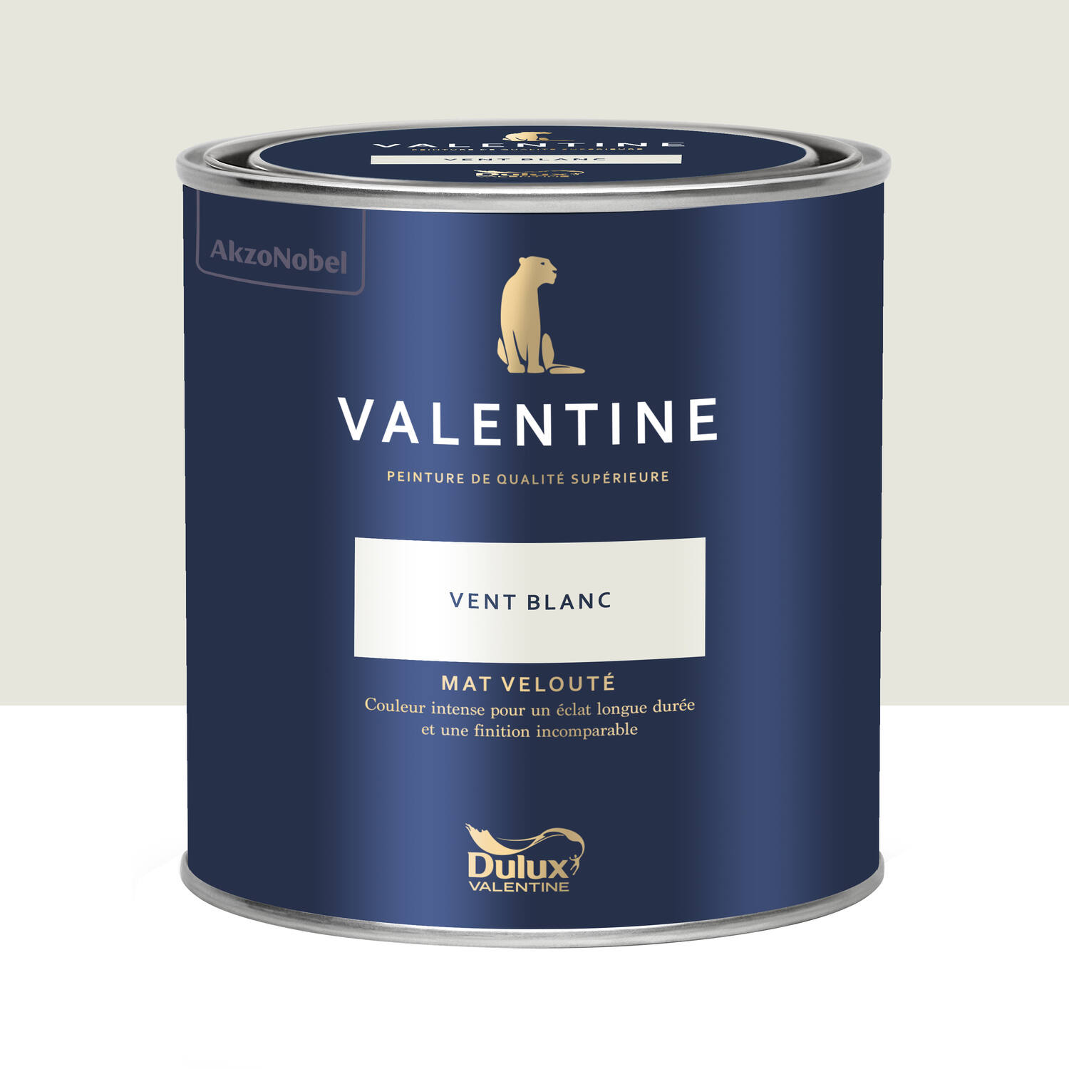 Peinture Valentine Mat Velouté Vent Blanc 0,5L- DULUX VALENTINE