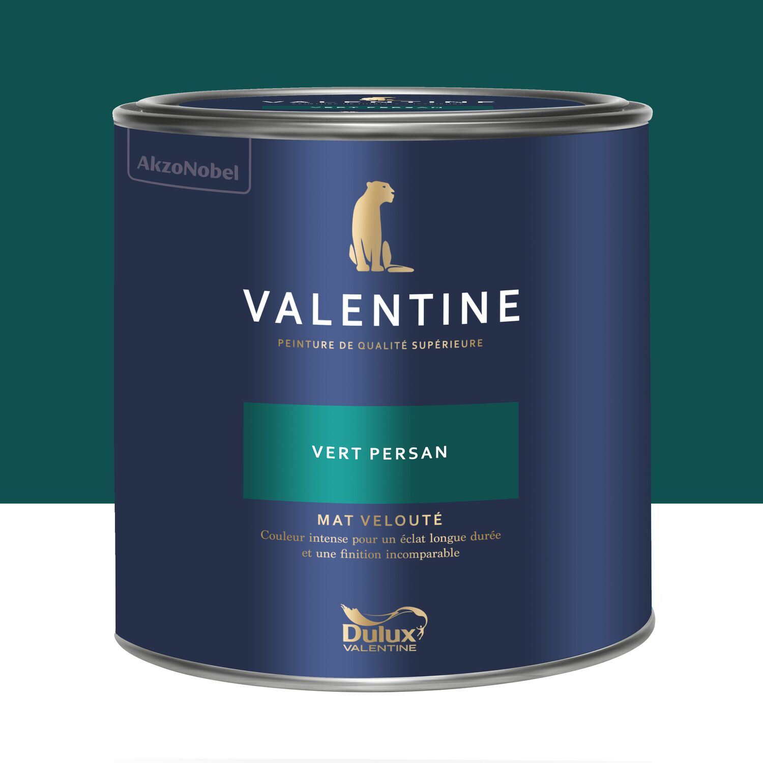Peinture Valentine Mat Velouté Vert Persan 2L- DULUX VALENTINE