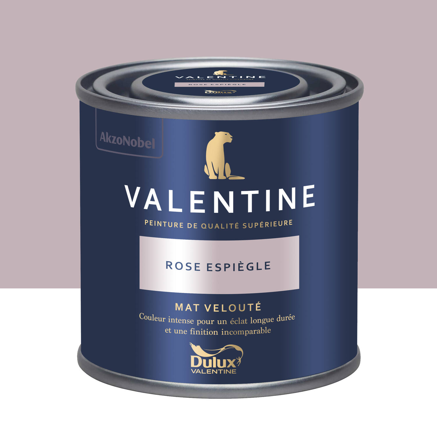 Peinture Valentine Mat Velouté Rose Espiègle 0,125L- DULUX VALENTINE
