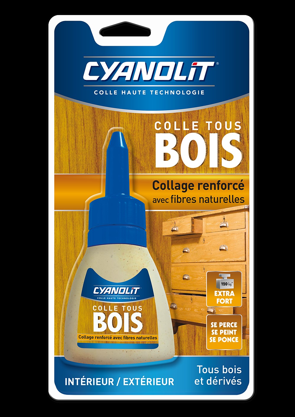 Colle Cyanolit bois et dérivés 54g