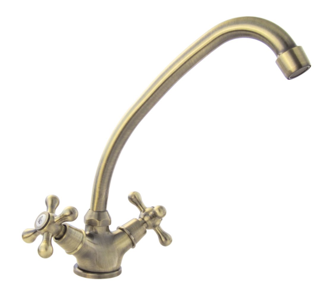 Mélangeur évier Beverley vieux bronze - ROUSSEAU