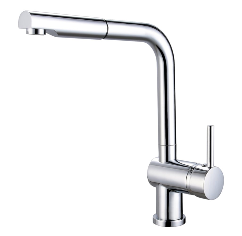 Mitigeur évier carré avec douchette - ROUSSEAU