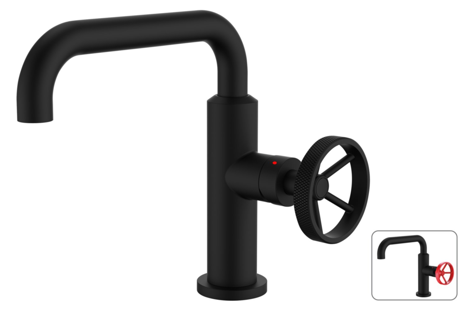 Mitigeur lavabo industriel becmob noir