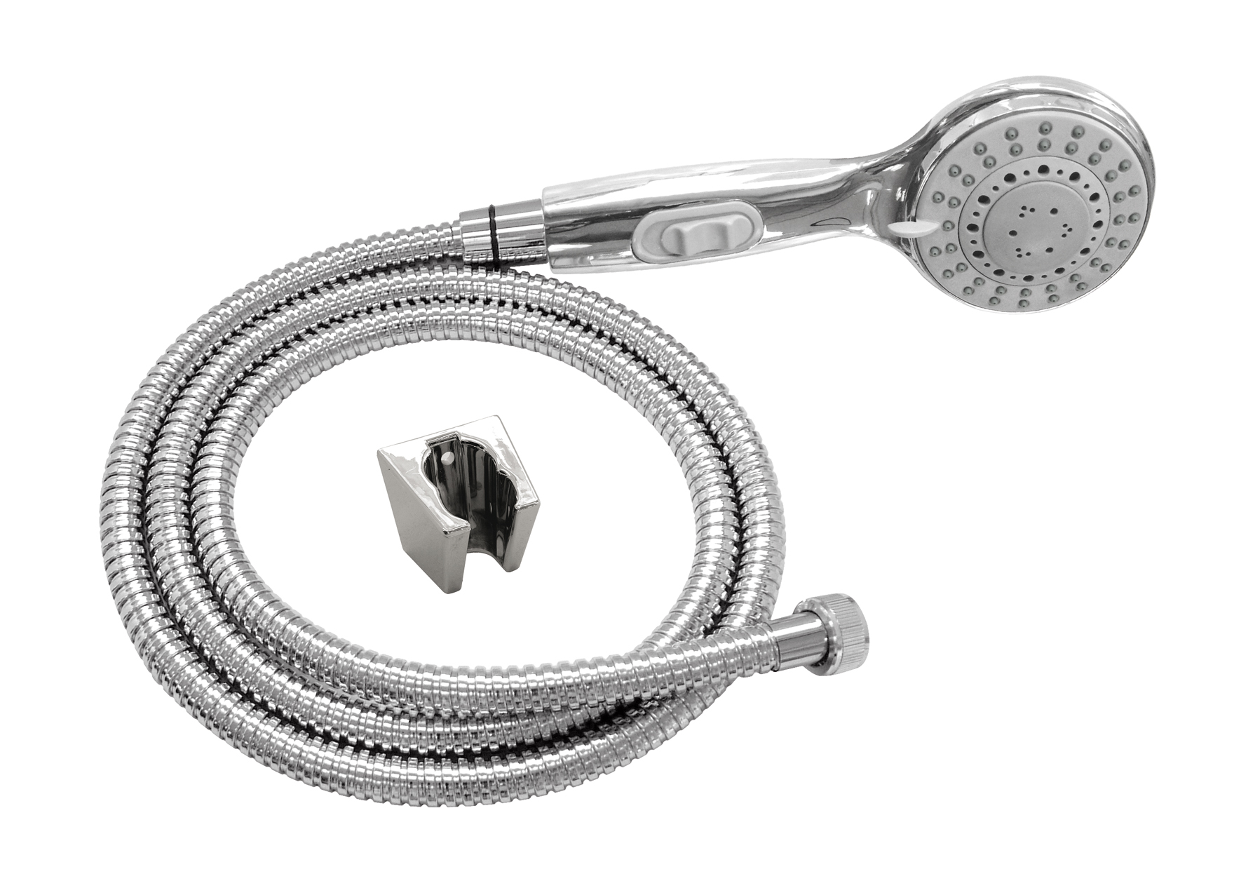 Combiné flexible et douchette Stop'O PVC blanc ROUSSEAU